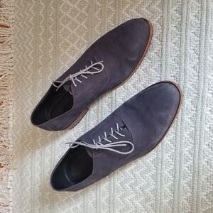 Nisolo Men's Slate Blue Suede Leather Shoes